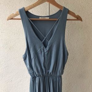 Lush Maxi Dress in Blue  - XS